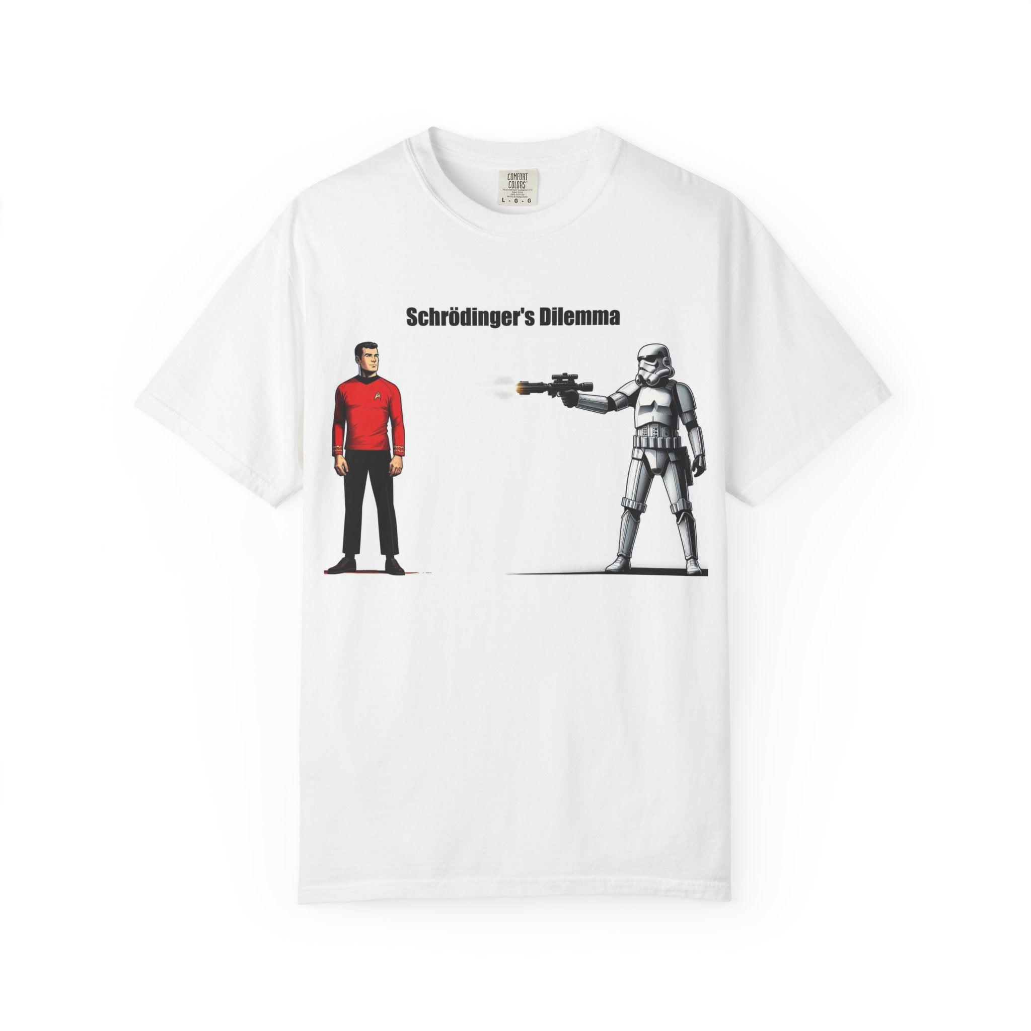 Funny Science T-Shirt, Schrödinger's Dilemma Shirt, Unisex Apparel, Gift for Nerds, Science Lover Tee, Geeky Humor Top