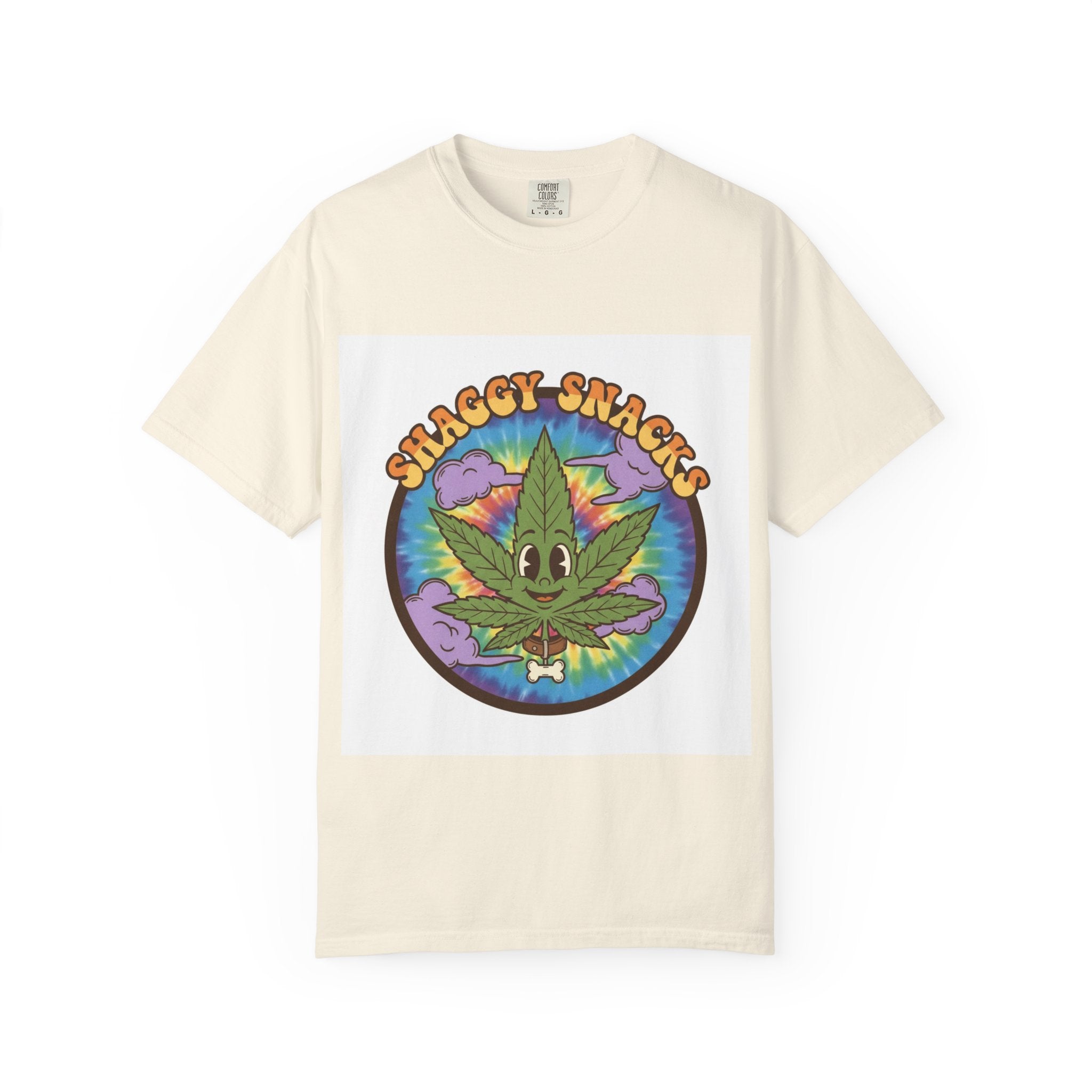 Shaggy Snacks Graphic T-Shirt for Cannabis Enthusiasts