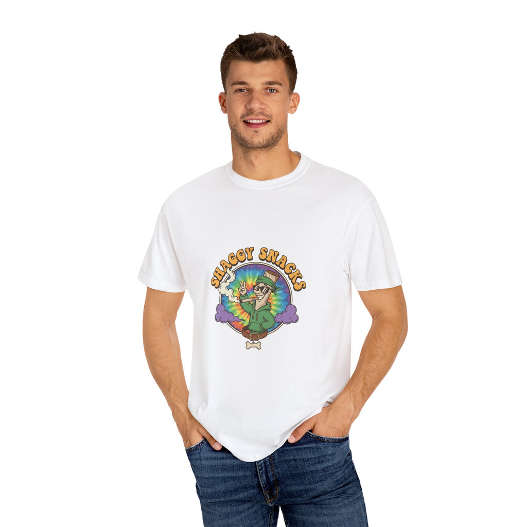 Shaggy Snacks Unisex Garment-Dyed T-Shirt