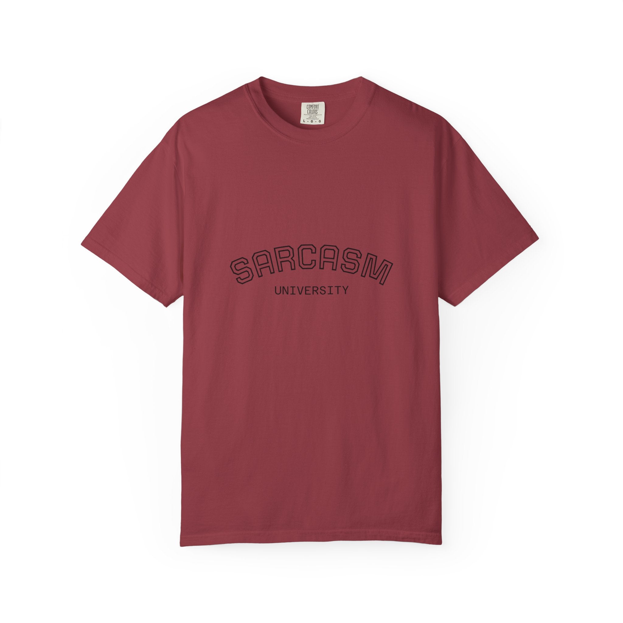 Sarcasm University T-Shirt | Funny Graphic Tee for Humor Lovers, Gift for Friends, Casual Wear, Sarcastic Statement Shirt