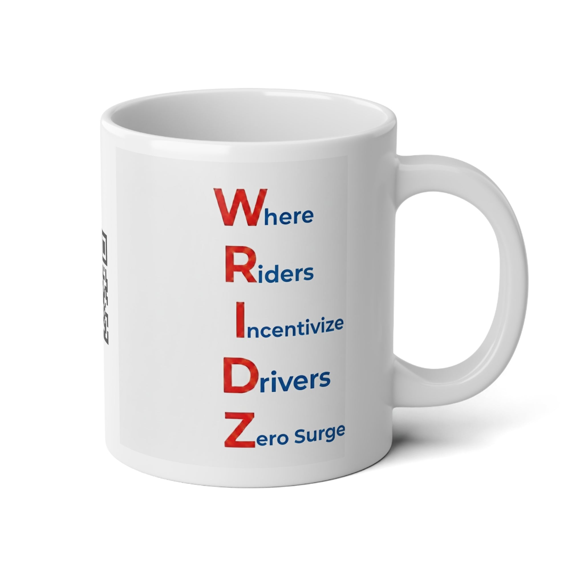 20oz Jumbo Mug — QR Code & WRIDZ Acronym Coffee Cup