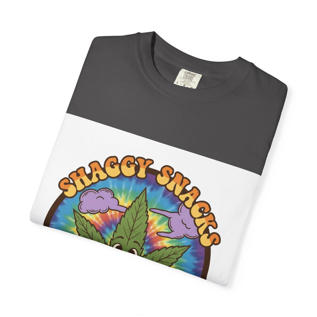 Shaggy Snacks Graphic T-Shirt for Cannabis Enthusiasts