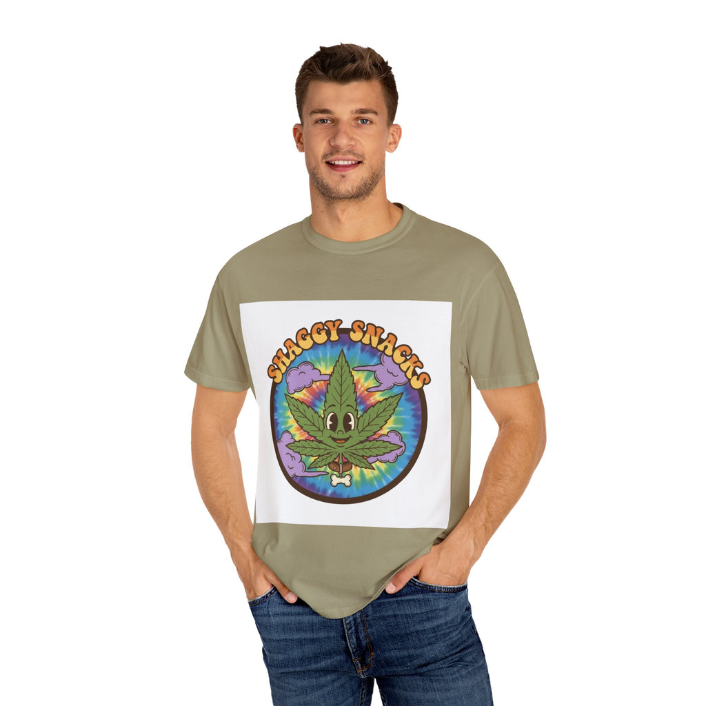 Shaggy Snacks Graphic T-Shirt for Cannabis Enthusiasts