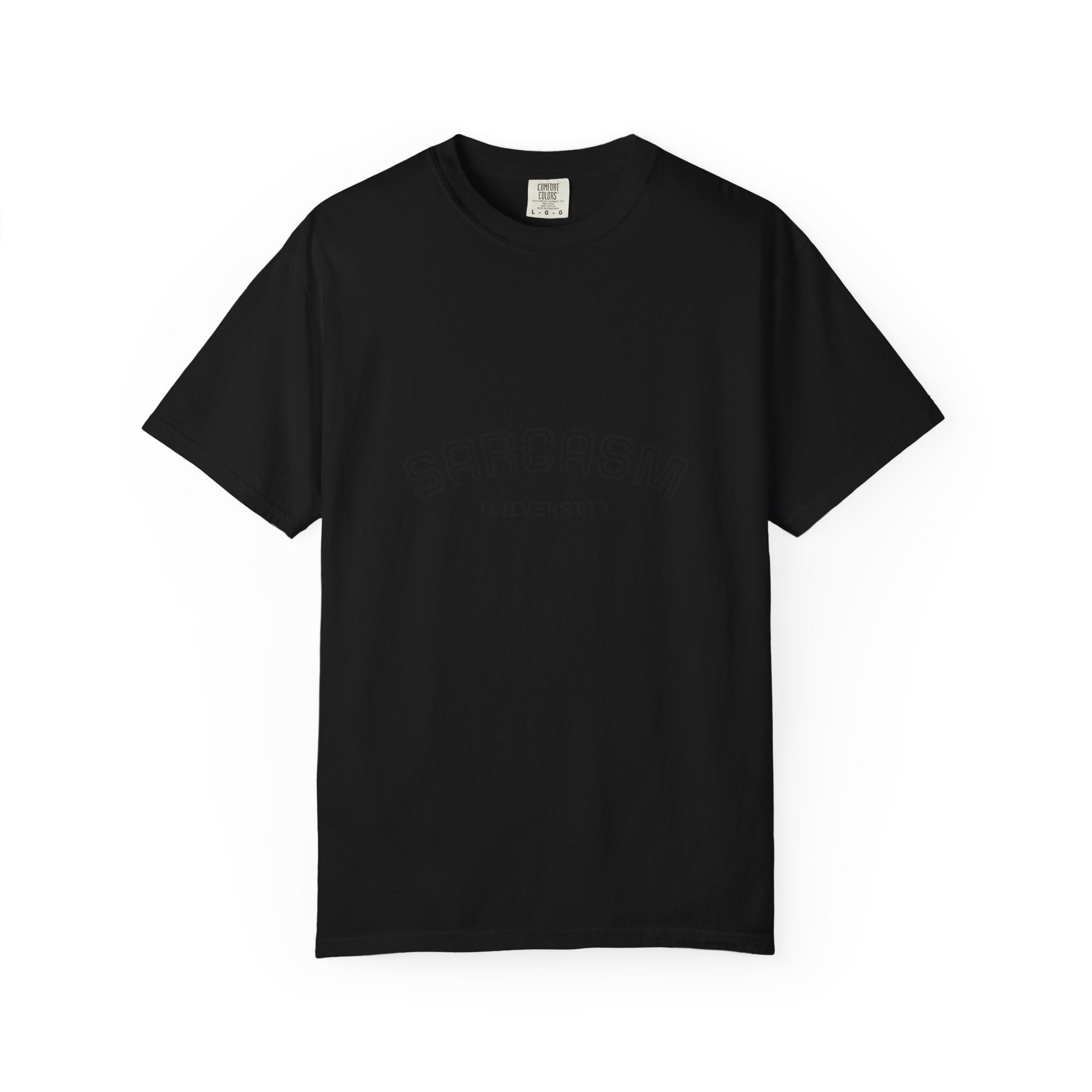 Sarcasm University T-Shirt | Funny Graphic Tee for Humor Lovers, Gift for Friends, Casual Wear, Sarcastic Statement Shirt