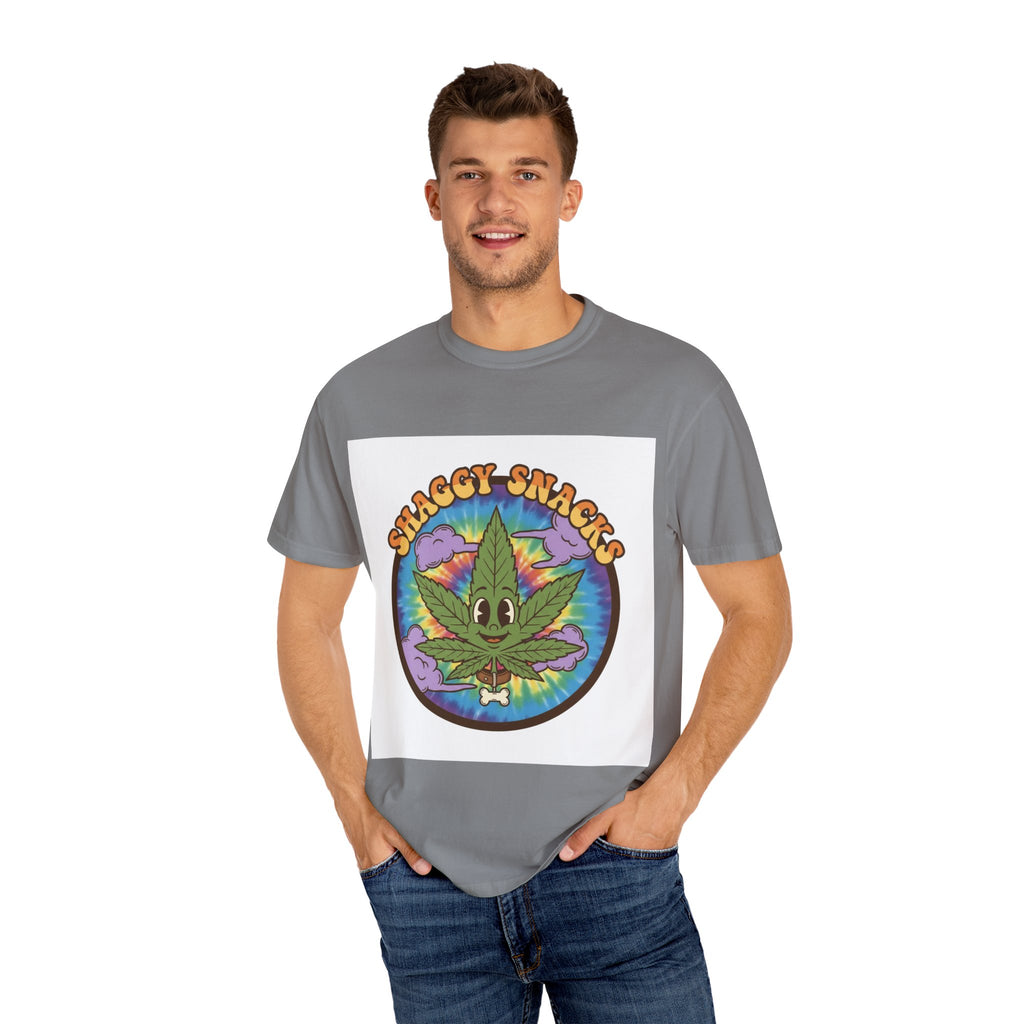 Shaggy Snacks Graphic T-Shirt for Cannabis Enthusiasts