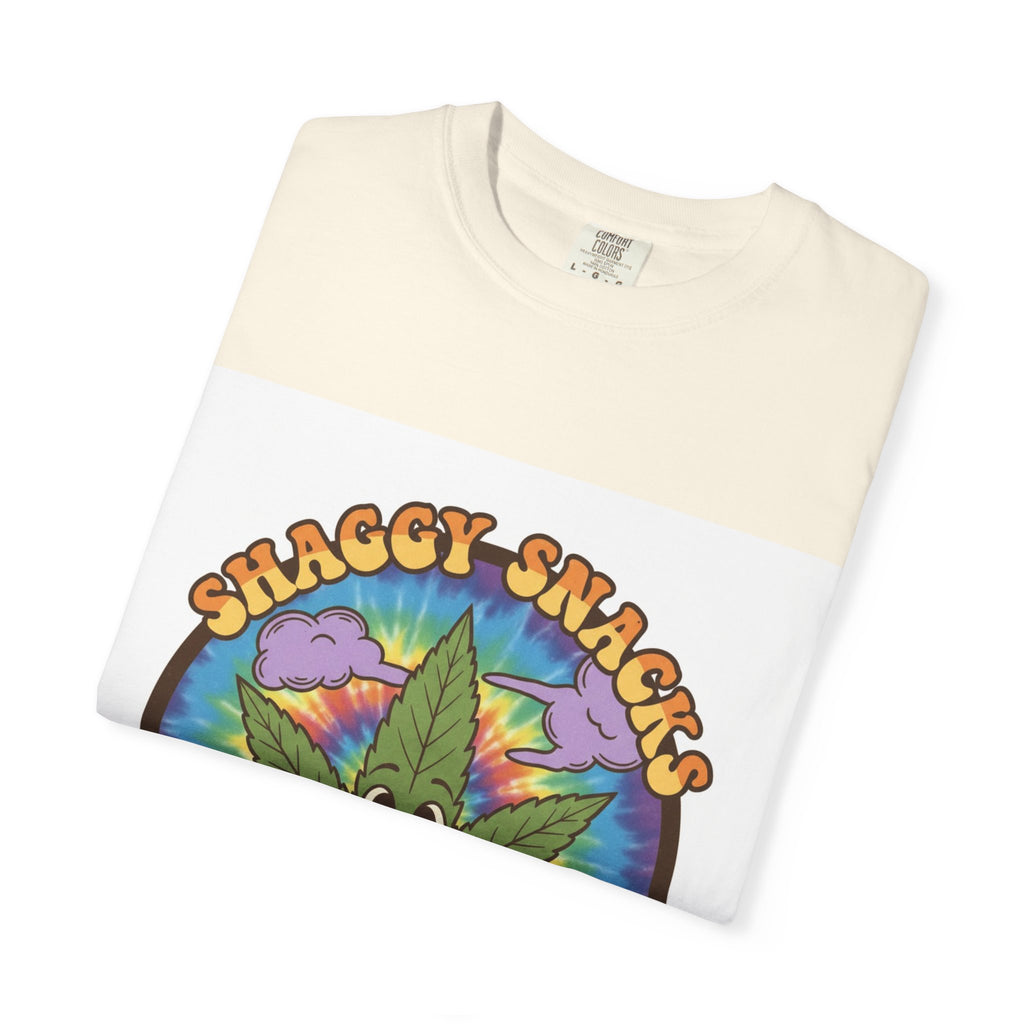 Shaggy Snacks Graphic T-Shirt for Cannabis Enthusiasts