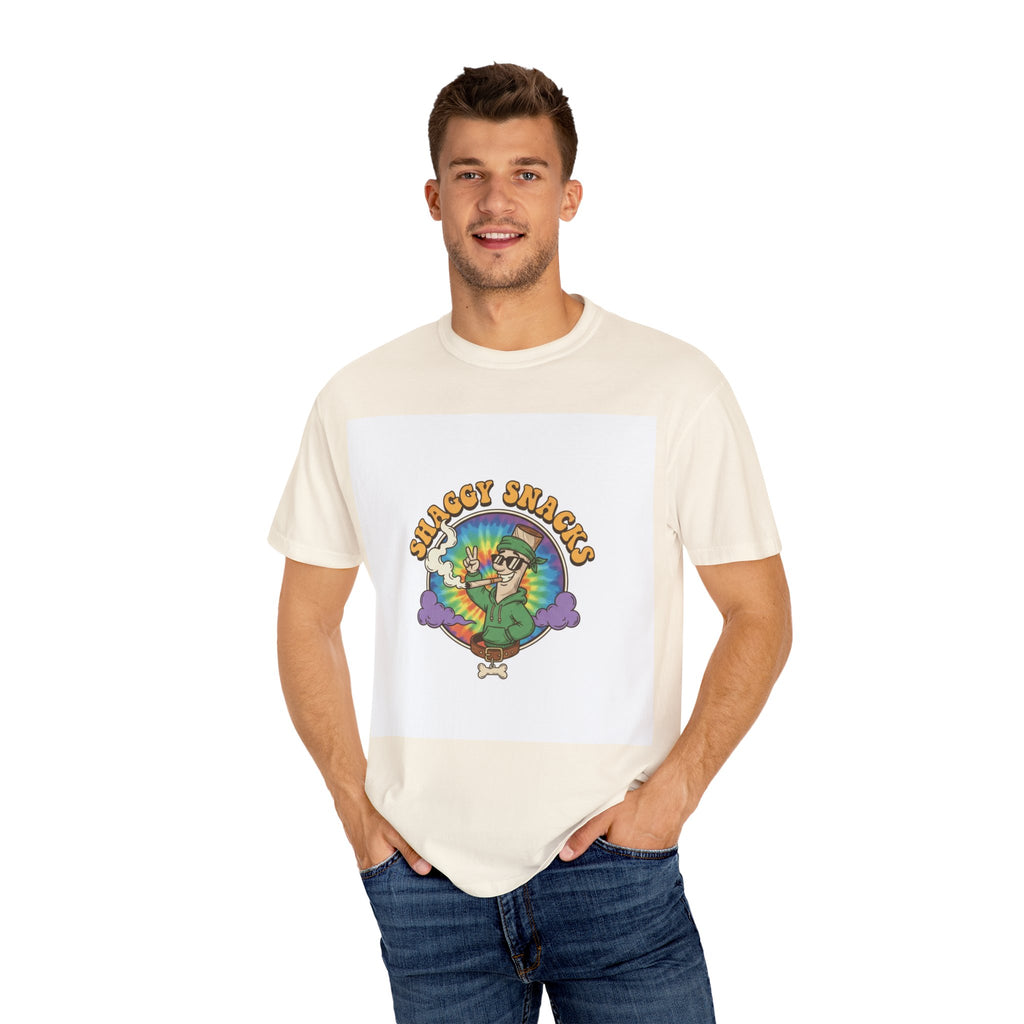 Shaggy Snacks Unisex Garment-Dyed T-Shirt