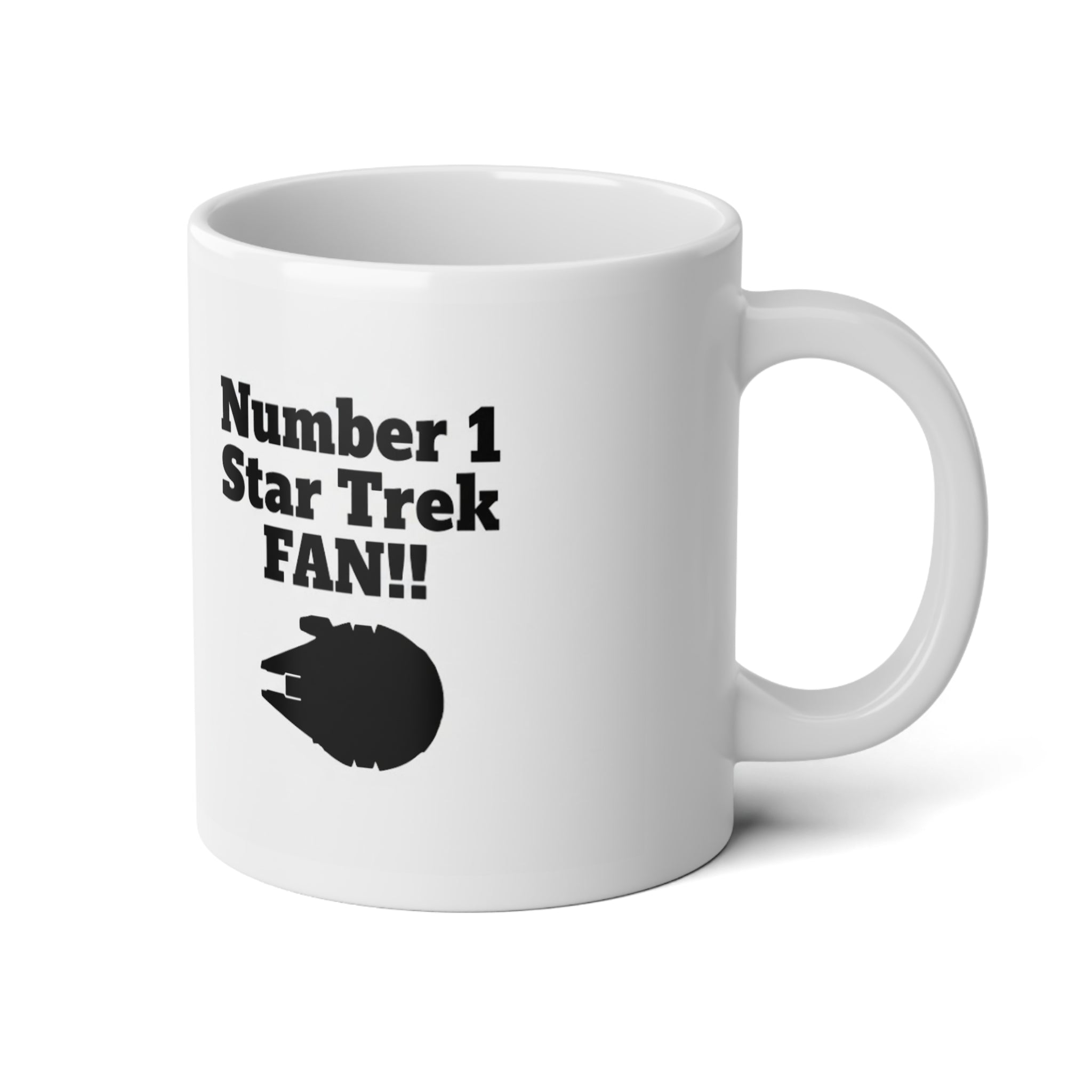 20oz Jumbo Mug - "Number 1 Star Trek Fan" Bold Sci‑Fi Coffee Cup