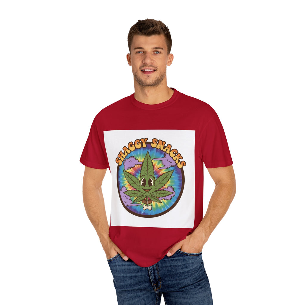 Shaggy Snacks Graphic T-Shirt for Cannabis Enthusiasts