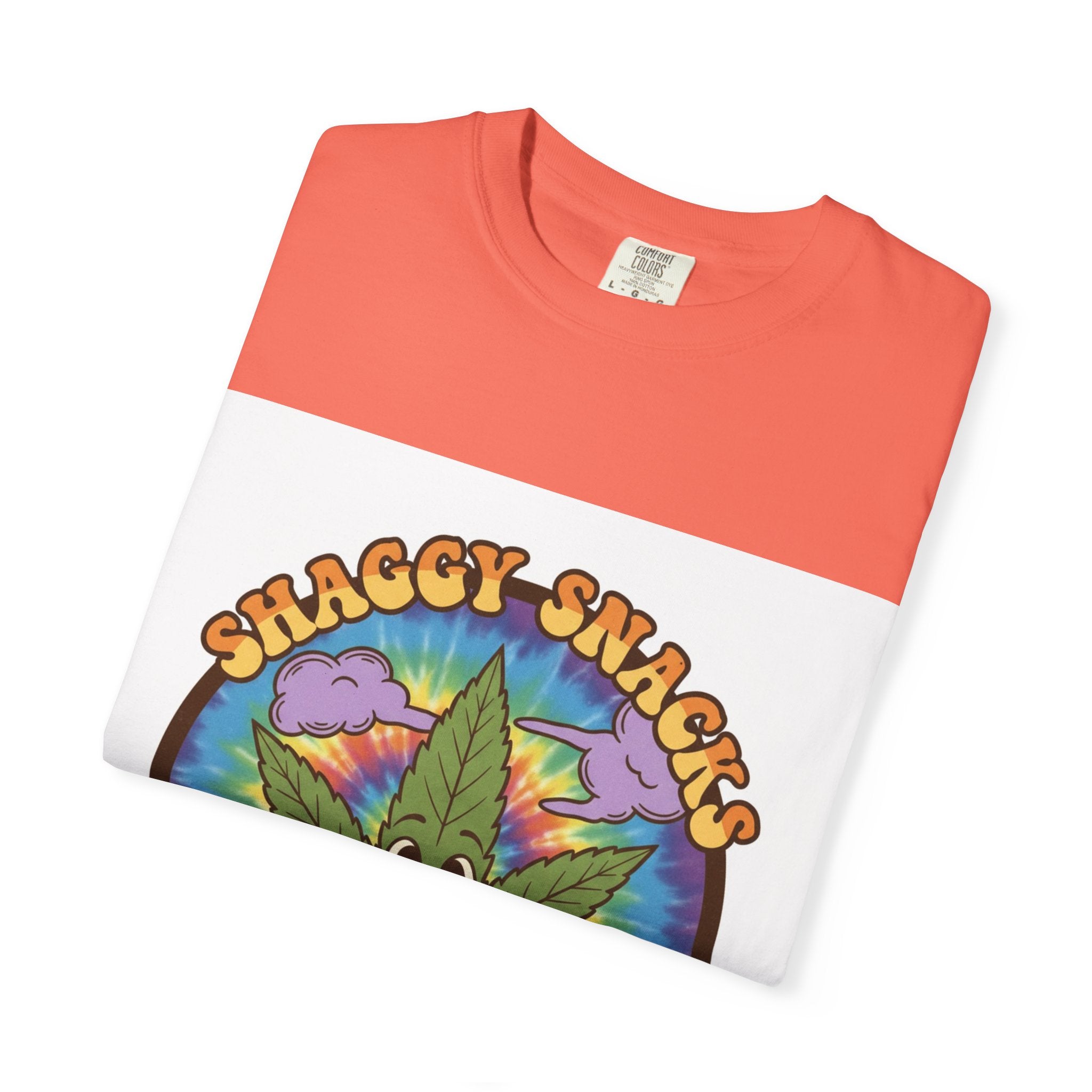 Shaggy Snacks Graphic T-Shirt for Cannabis Enthusiasts
