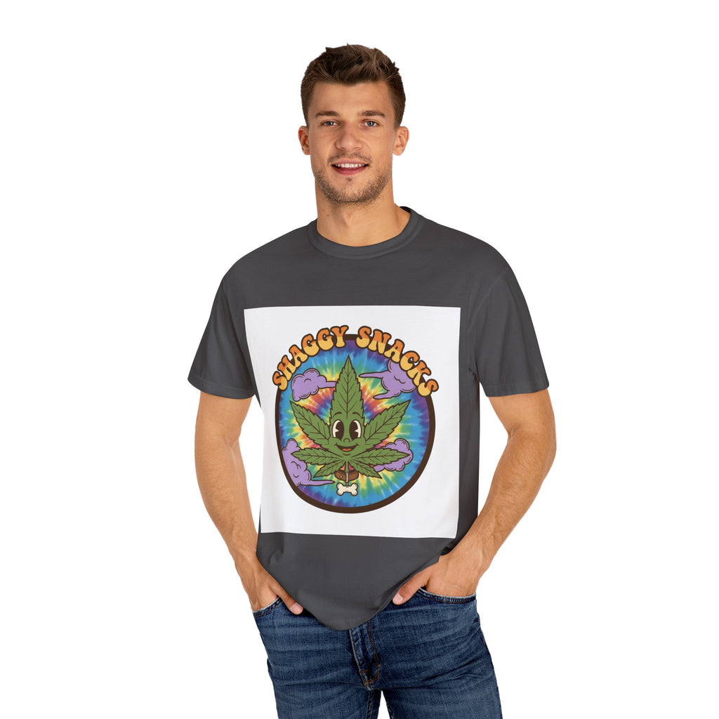 Shaggy Snacks Graphic T-Shirt for Cannabis Enthusiasts