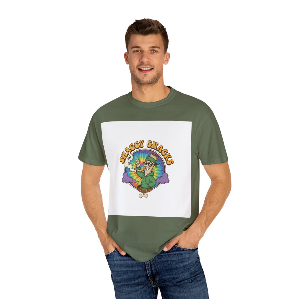 Shaggy Snacks Unisex Garment-Dyed T-Shirt
