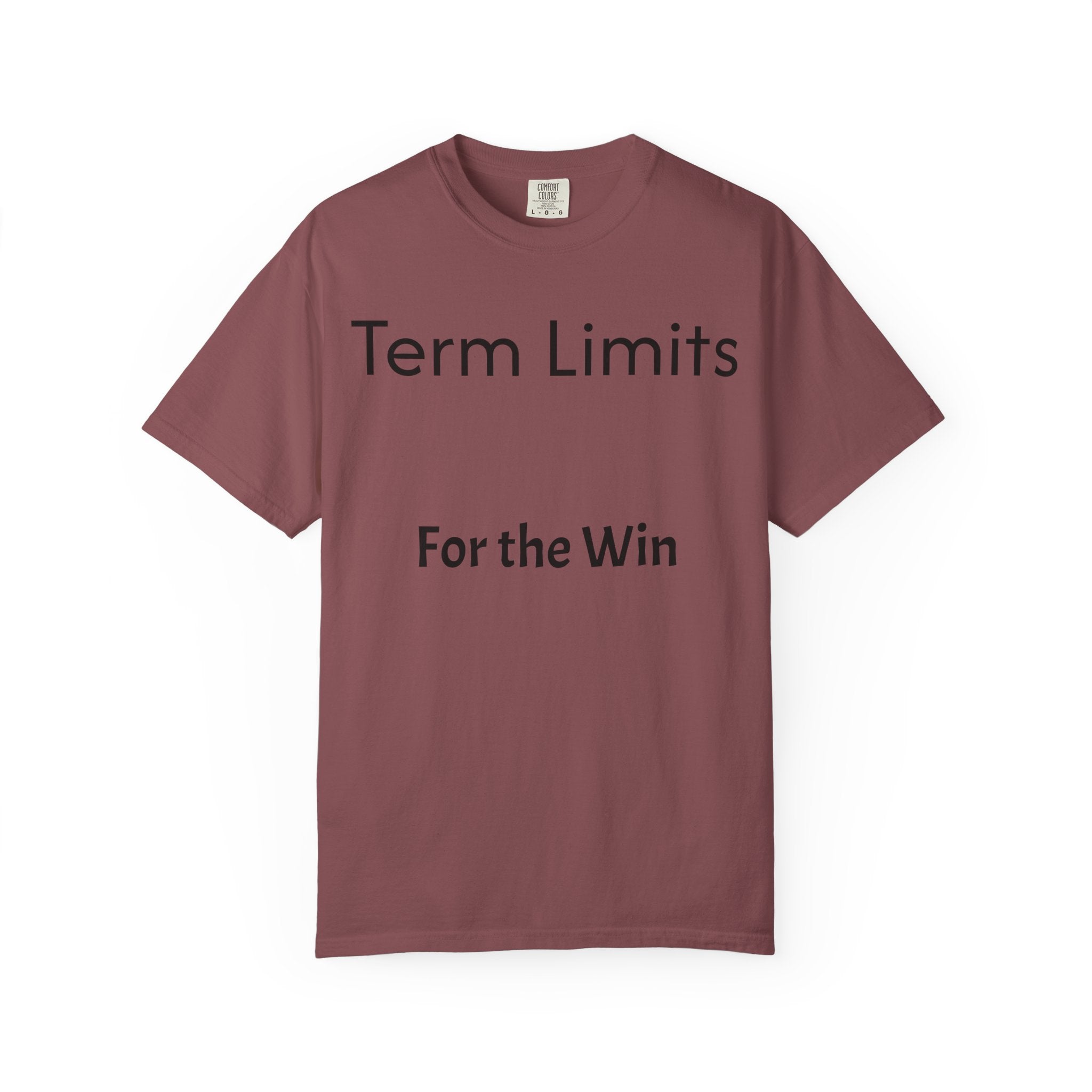 Unisex Garment-Dyed T-shirt with 'Term Limits For the Win' Design, Political Apparel, Casual Wear, Gifts for Activists, Everyday [...]
