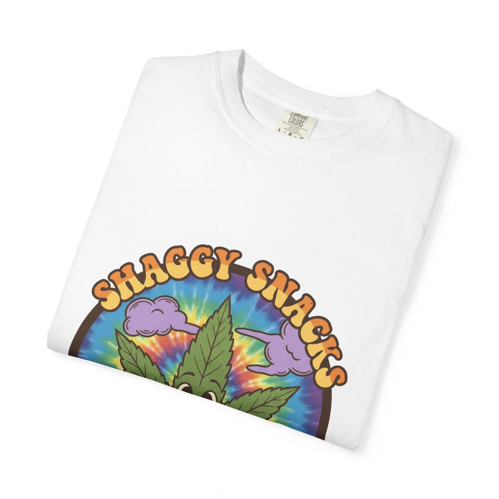 Shaggy Snacks Graphic T-Shirt for Cannabis Enthusiasts