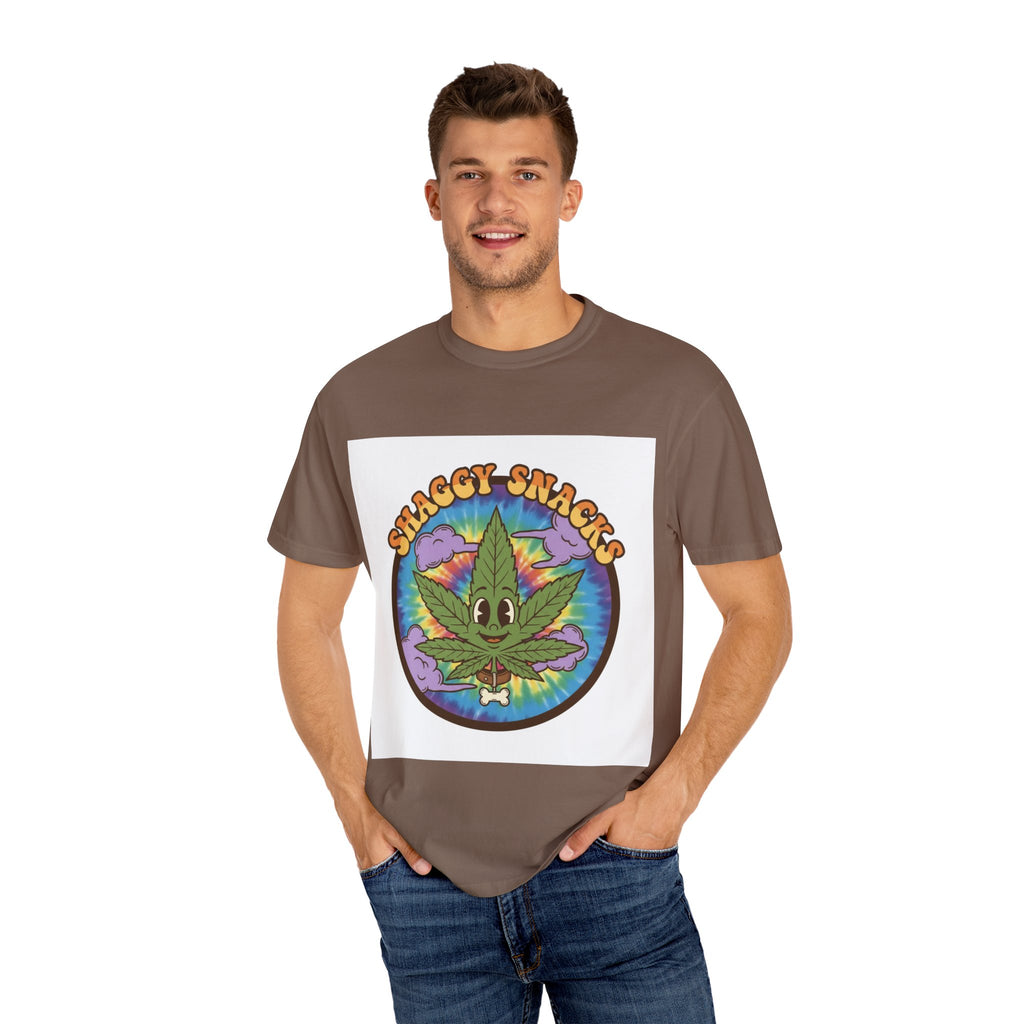Shaggy Snacks Graphic T-Shirt for Cannabis Enthusiasts