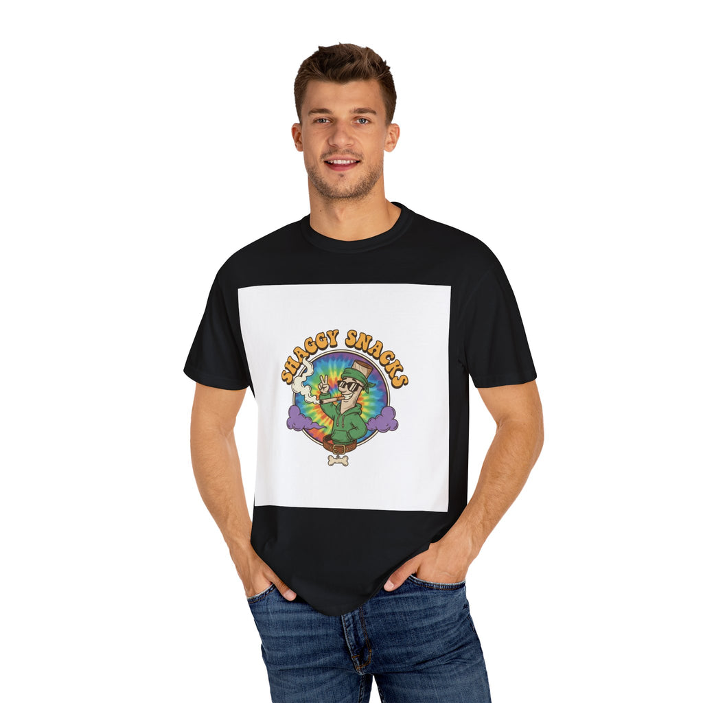 Shaggy Snacks Unisex Garment-Dyed T-Shirt
