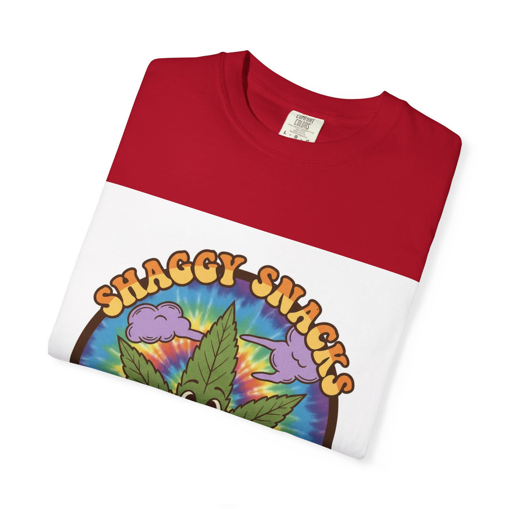 Shaggy Snacks Graphic T-Shirt for Cannabis Enthusiasts