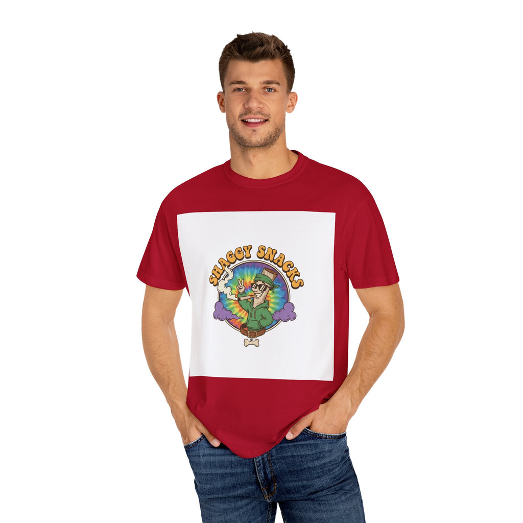 Shaggy Snacks Unisex Garment-Dyed T-Shirt
