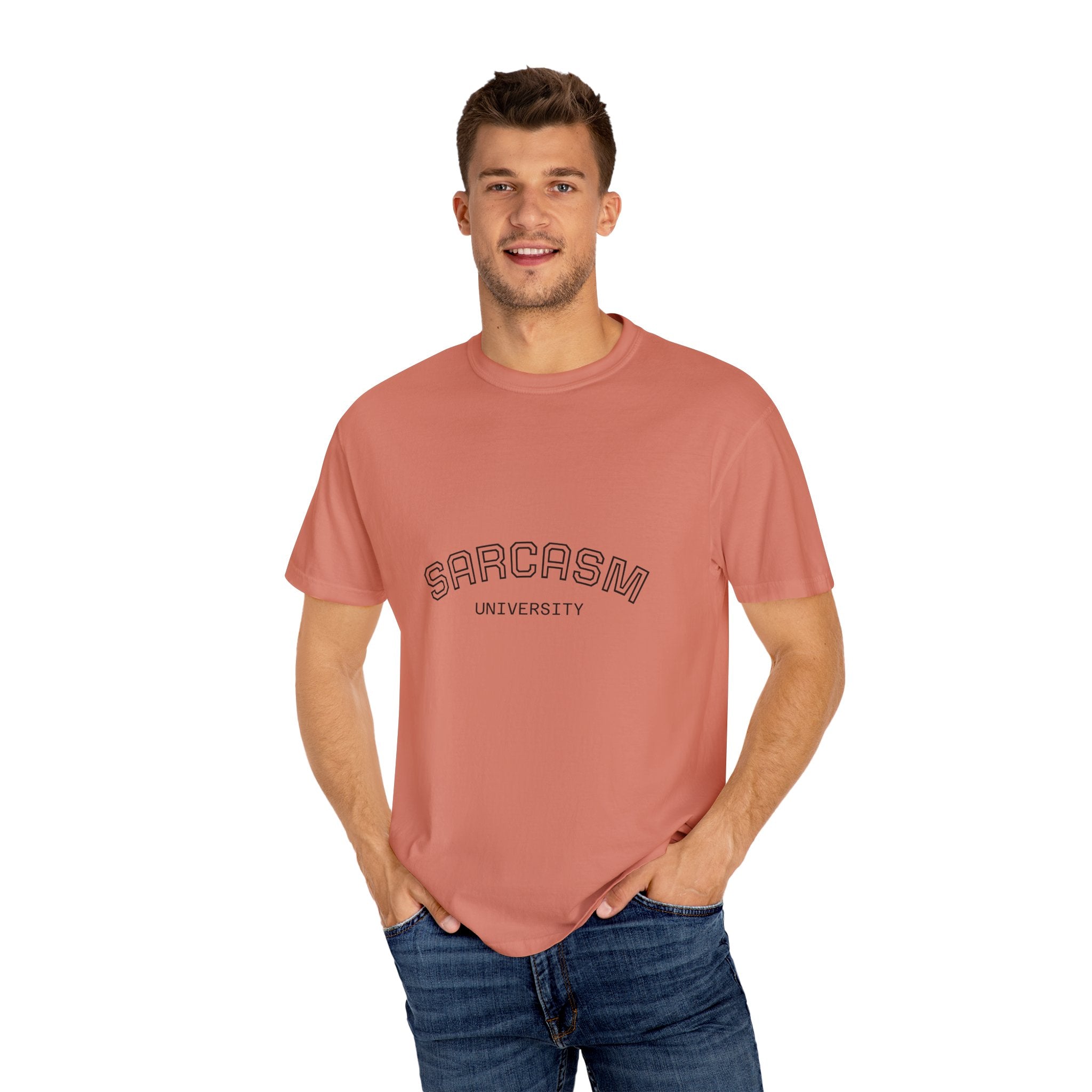 Sarcasm University T-Shirt | Funny Graphic Tee for Humor Lovers, Gift for Friends, Casual Wear, Sarcastic Statement Shirt
