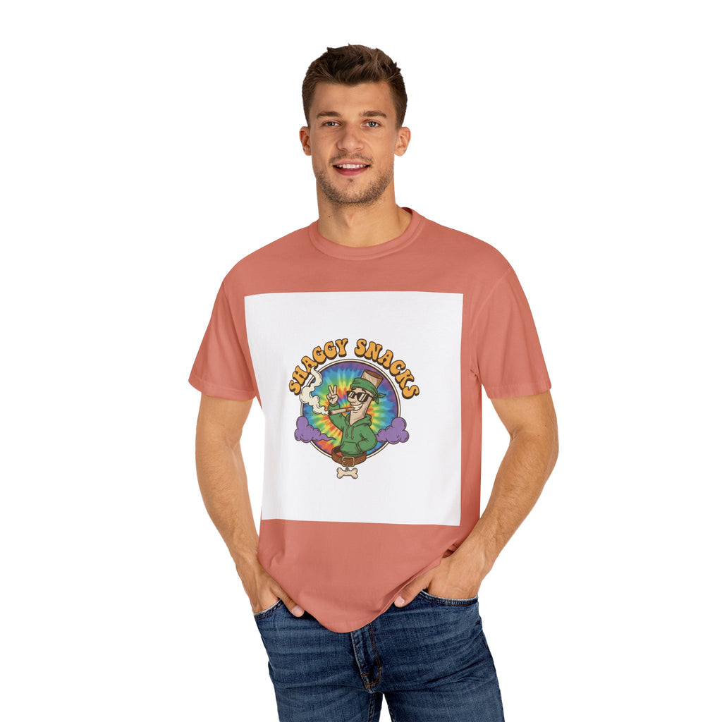 Shaggy Snacks Unisex Garment-Dyed T-Shirt