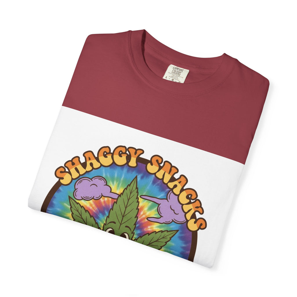Shaggy Snacks Graphic T-Shirt for Cannabis Enthusiasts