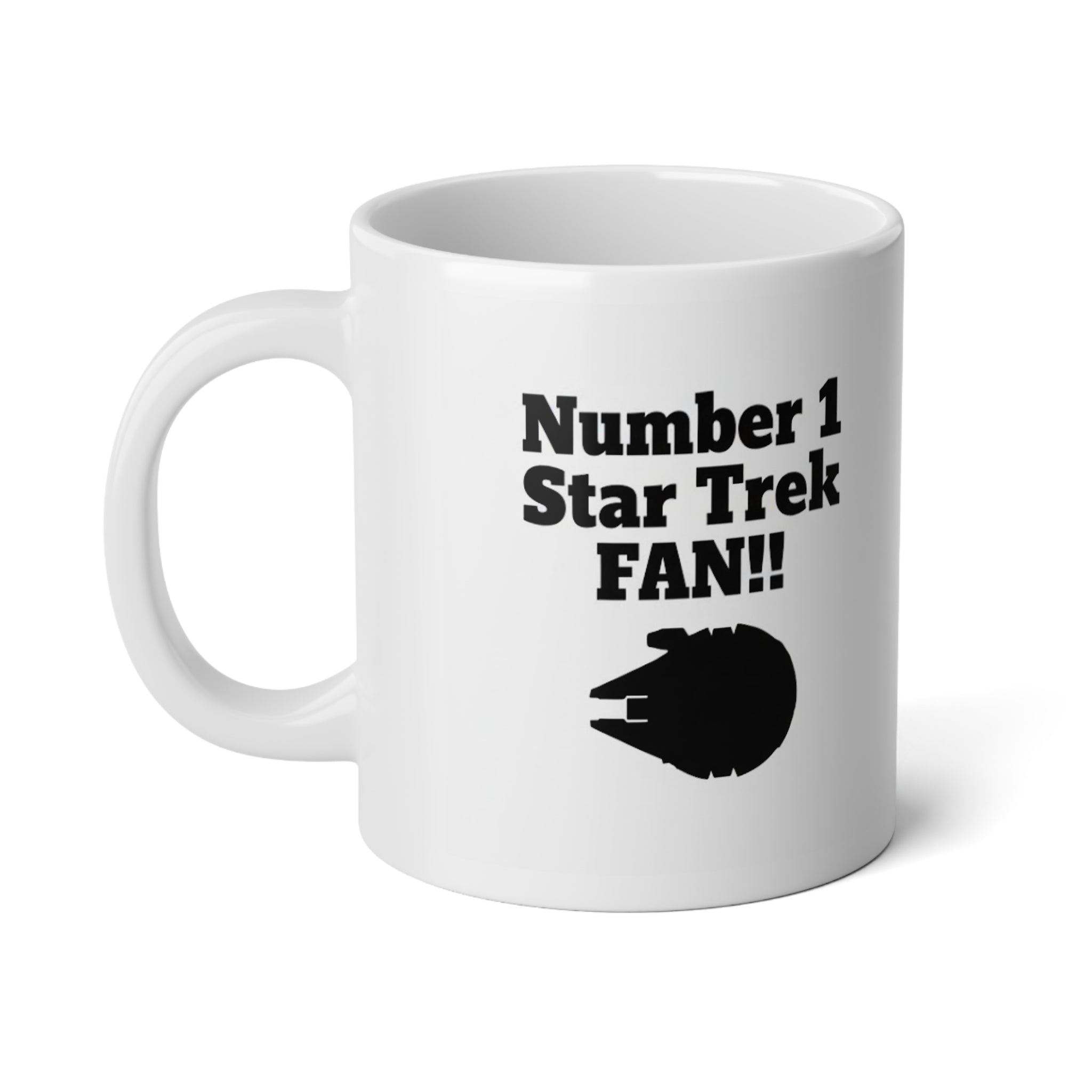 20oz Jumbo Mug - "Number 1 Star Trek Fan" Bold Sci‑Fi Coffee Cup