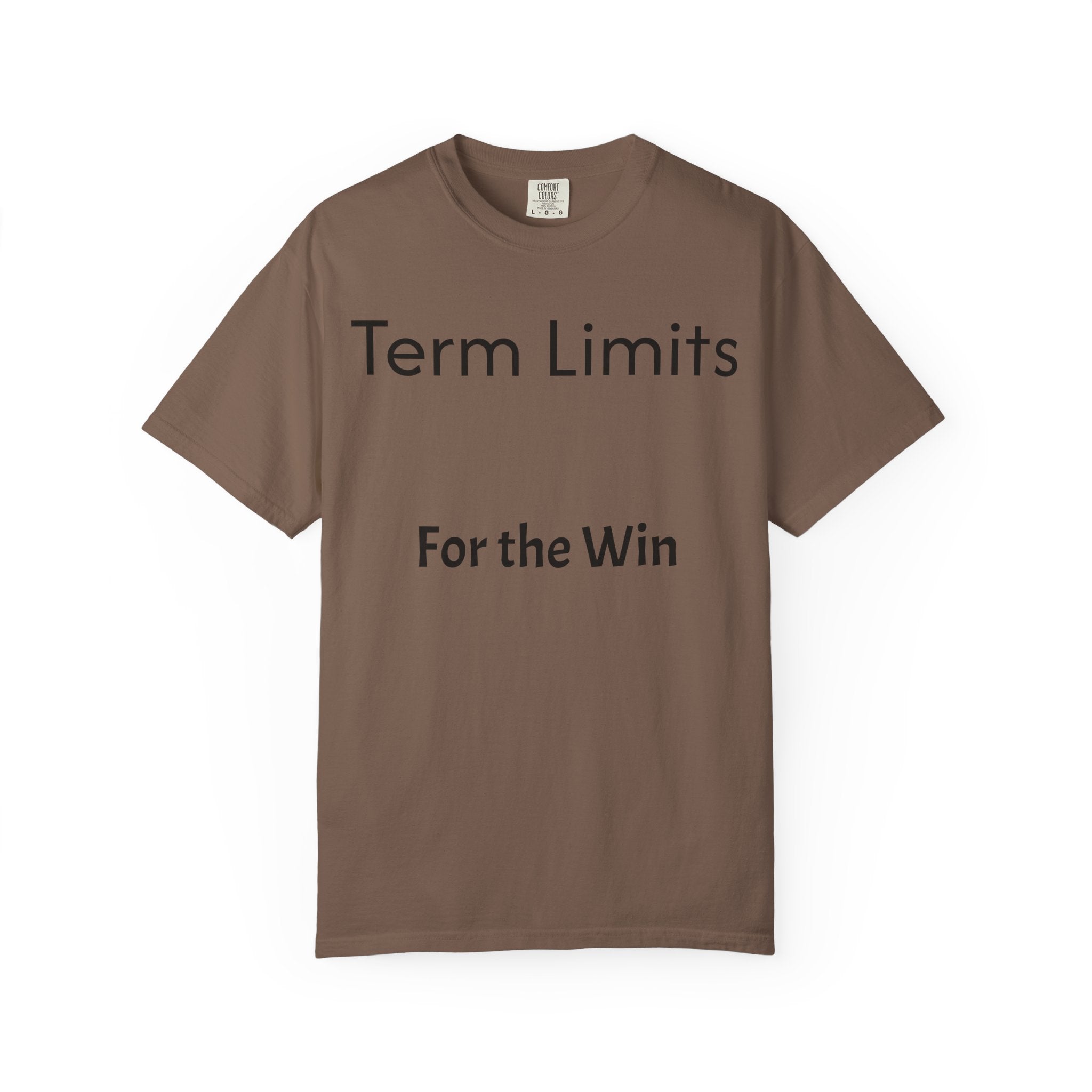 Unisex Garment-Dyed T-shirt with 'Term Limits For the Win' Design, Political Apparel, Casual Wear, Gifts for Activists, Everyday [...]