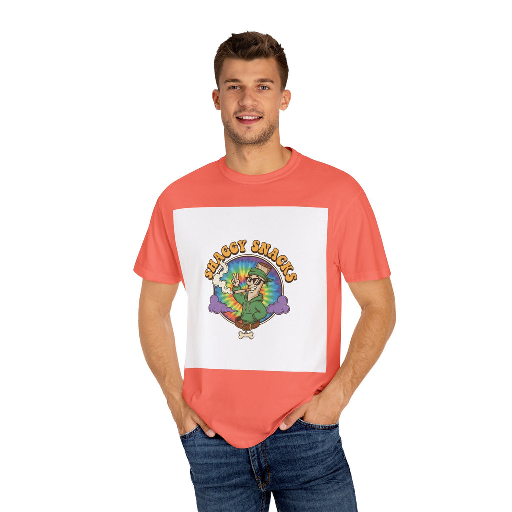 Shaggy Snacks Unisex Garment-Dyed T-Shirt