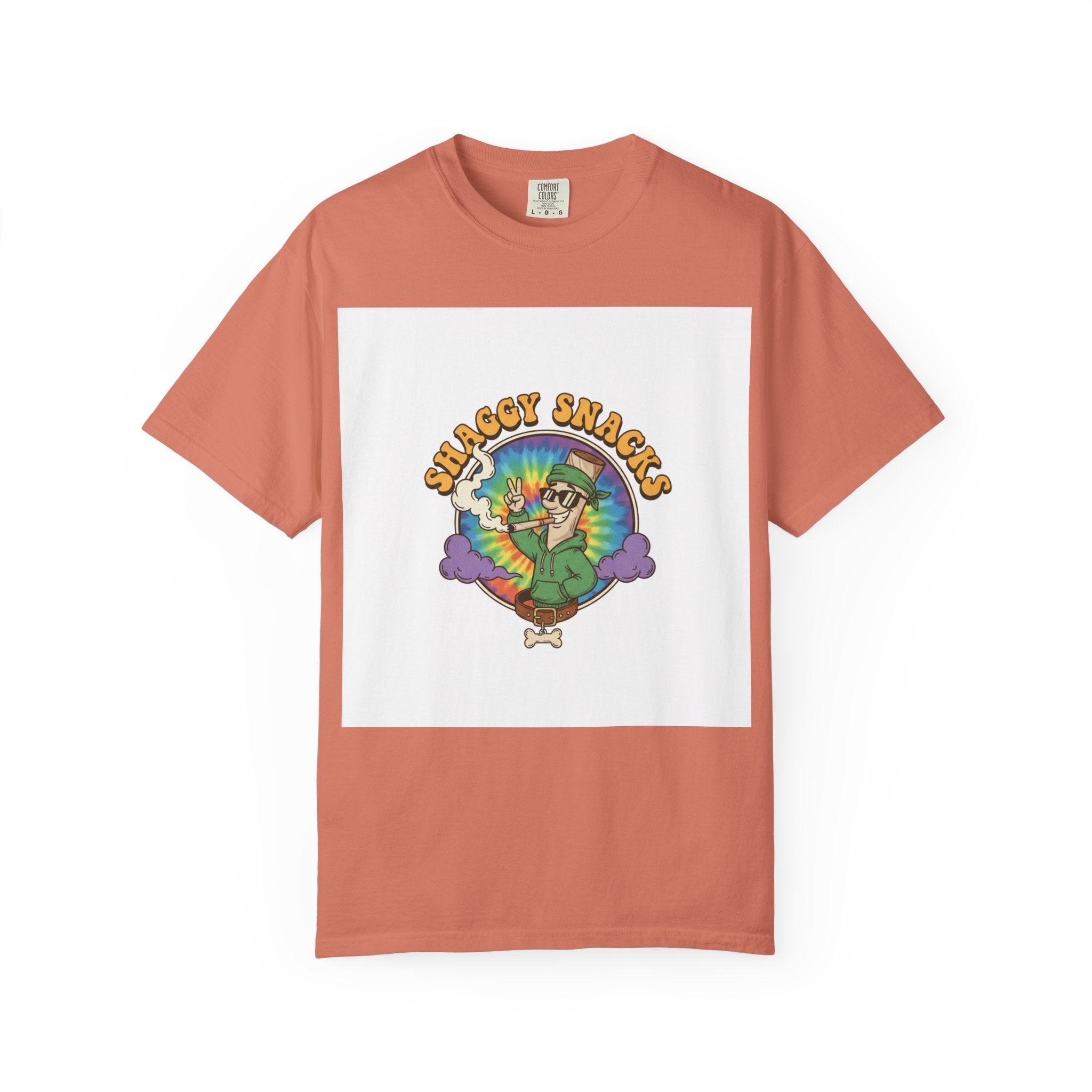 Shaggy Snacks Unisex Garment-Dyed T-Shirt