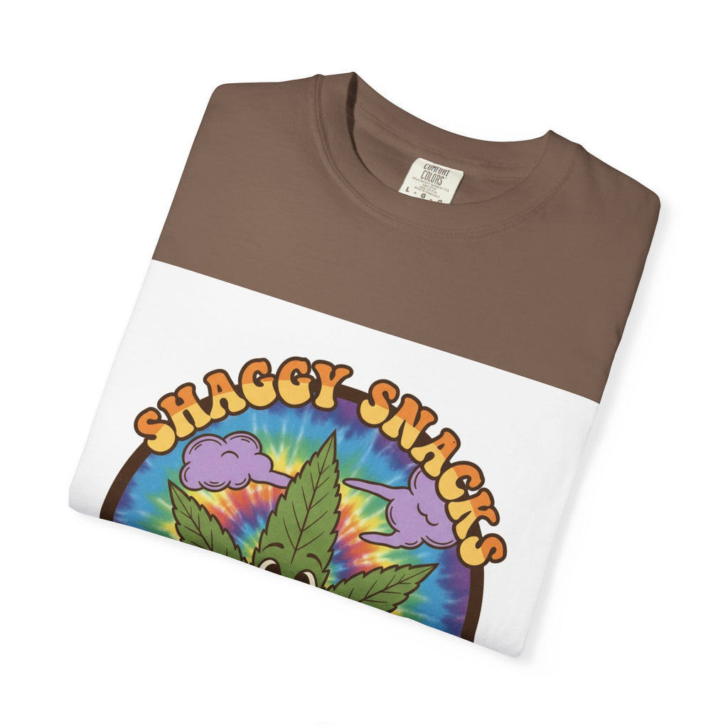 Shaggy Snacks Graphic T-Shirt for Cannabis Enthusiasts