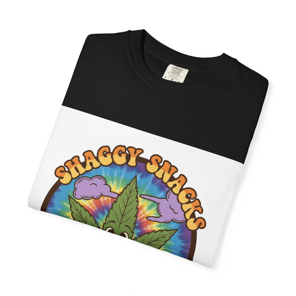 Shaggy Snacks Graphic T-Shirt for Cannabis Enthusiasts