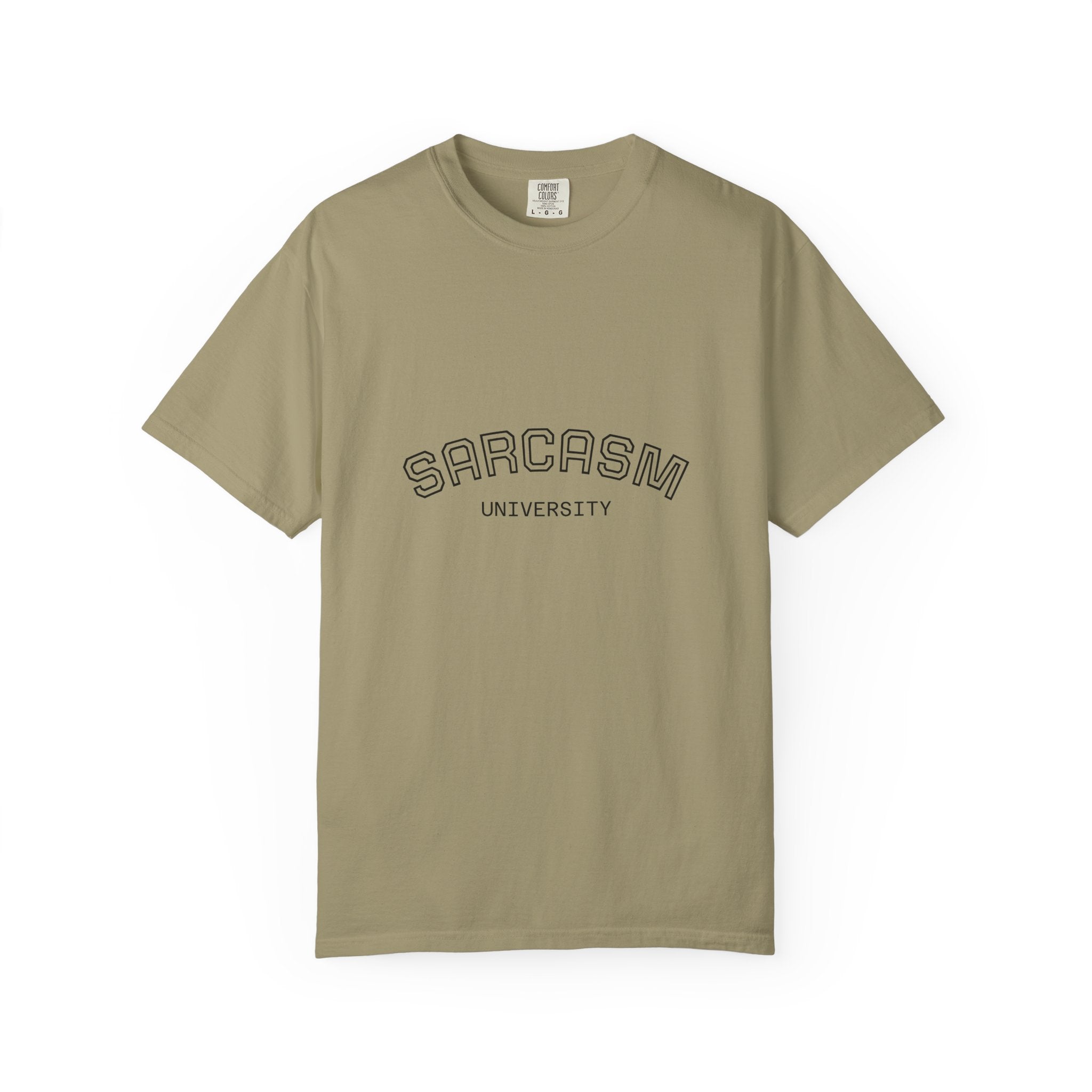 Sarcasm University T-Shirt | Funny Graphic Tee for Humor Lovers, Gift for Friends, Casual Wear, Sarcastic Statement Shirt