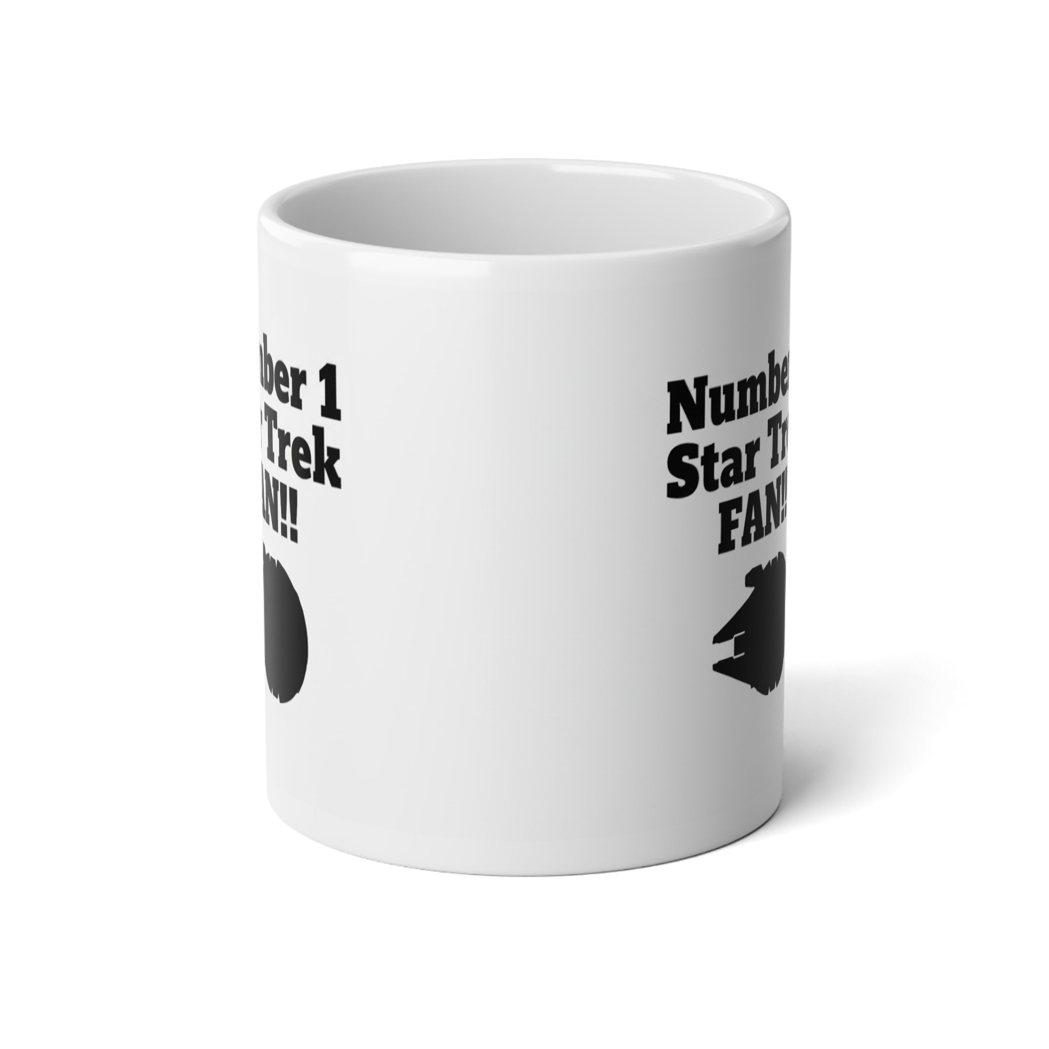 20oz Jumbo Mug - "Number 1 Star Trek Fan" Bold Sci‑Fi Coffee Cup